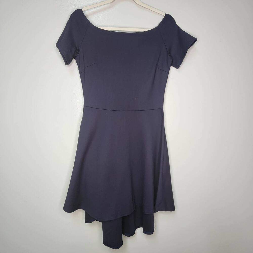 NWT Sarin Matthews Navy High Low Dress size M